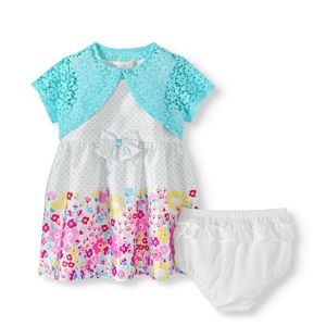 Newborn Floral Special Occasion Dress